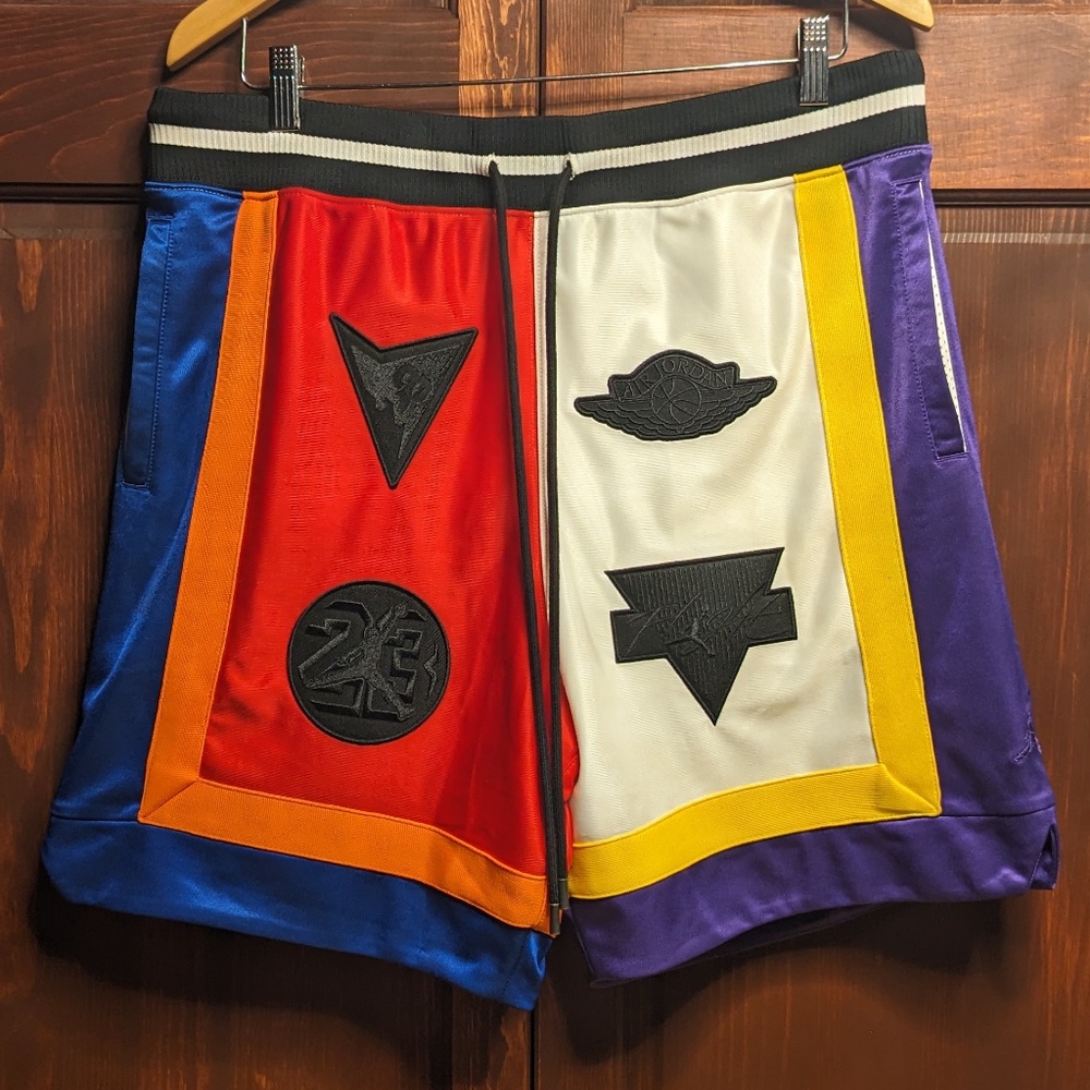 Air Jordan DNA Diamond “What The” NY LA Basketball Shorts - Mens Size Large